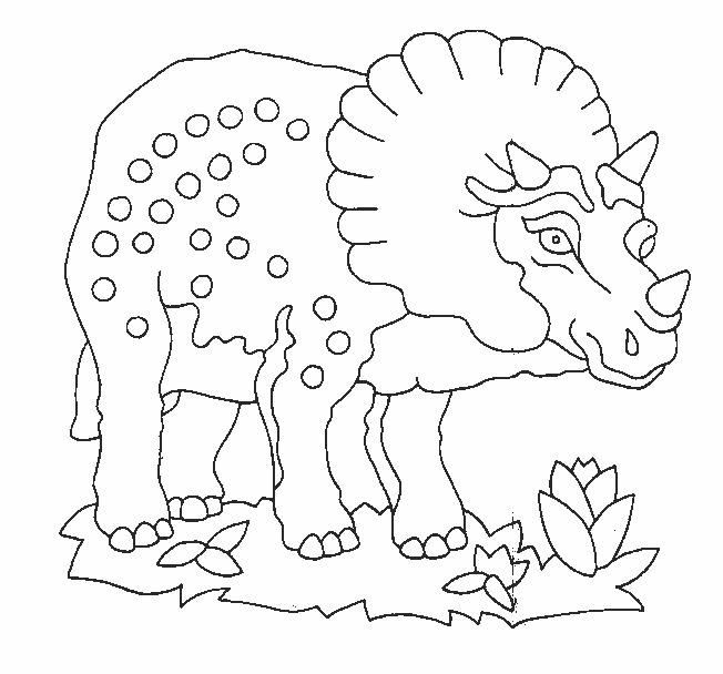 Dinozaury kolorowanki